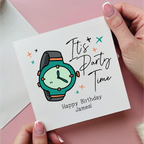 It's Party Time Happy Birthday Card