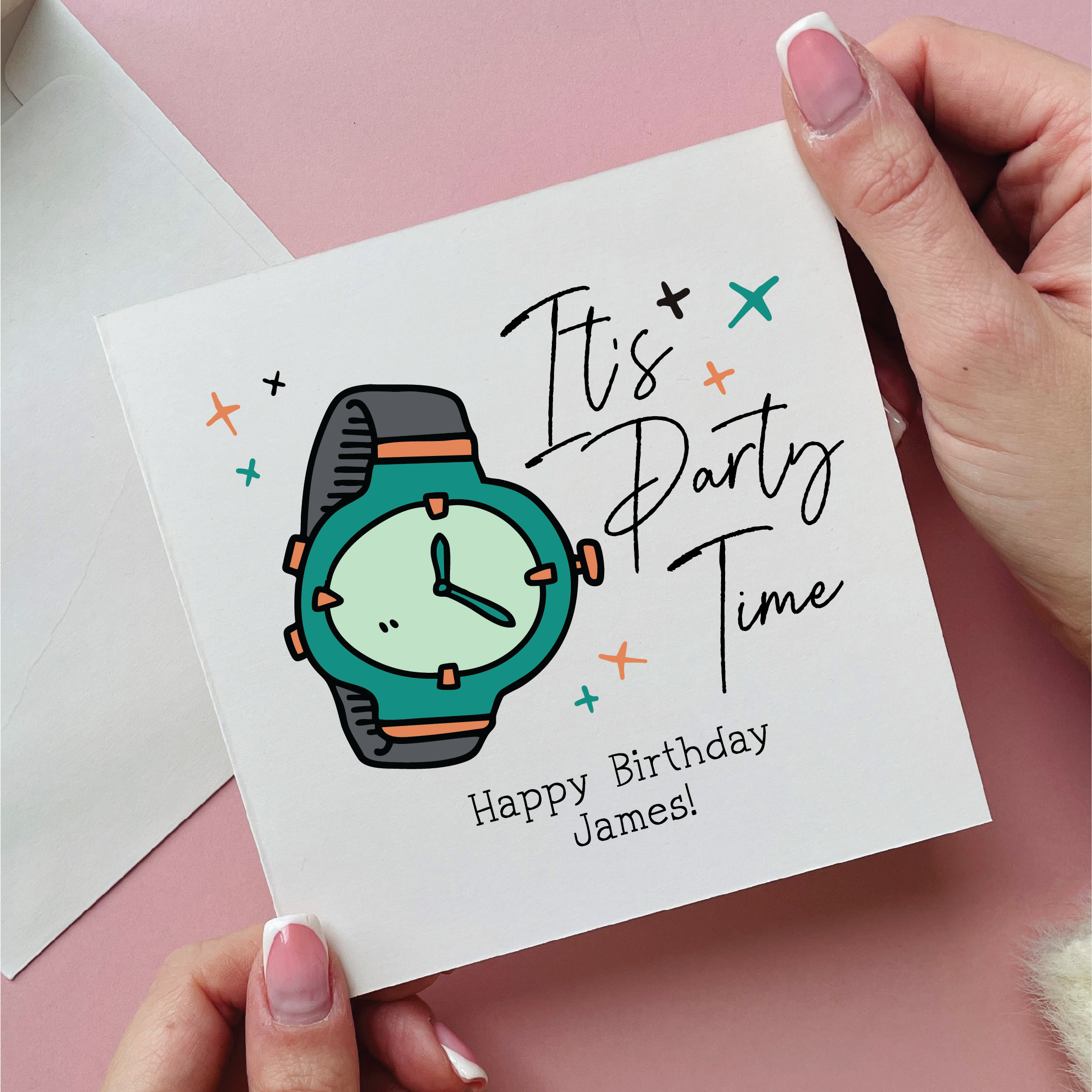 It's Party Time Happy Birthday Card