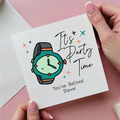 Personalised It's Party Time Happy Retirement Card