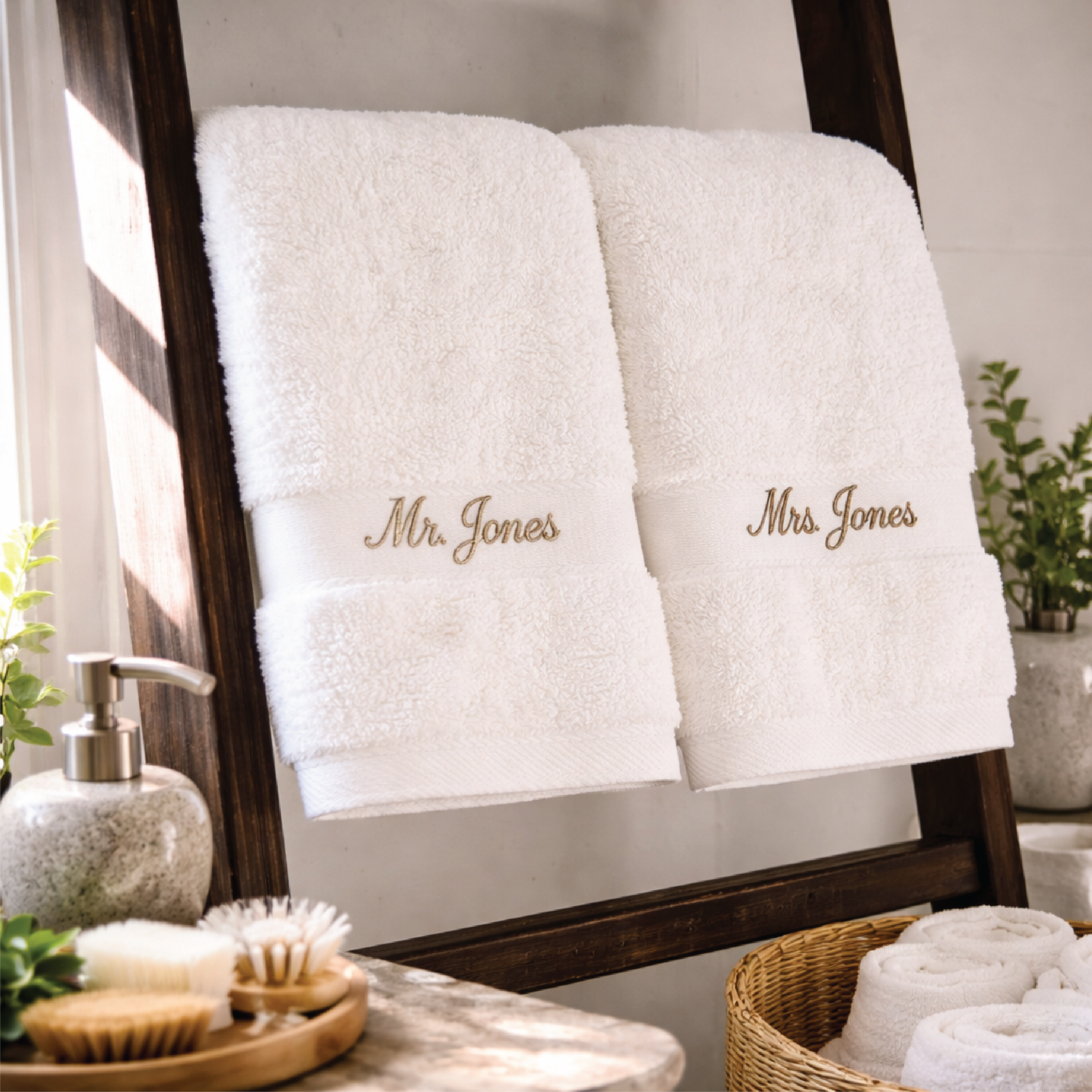 Personalised Wedding Towels