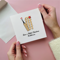 Wicket Christmas Cricket Christmas Card
