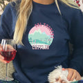 Personalised Pink And Green Ski Jumper