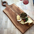 Personalised Extra Long Acacia Board With Circle Handle