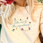 Personalised Take Me To The Mountains Ski Jumper