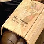 Personalised Simple Best Teacher Ever Sofa Tray