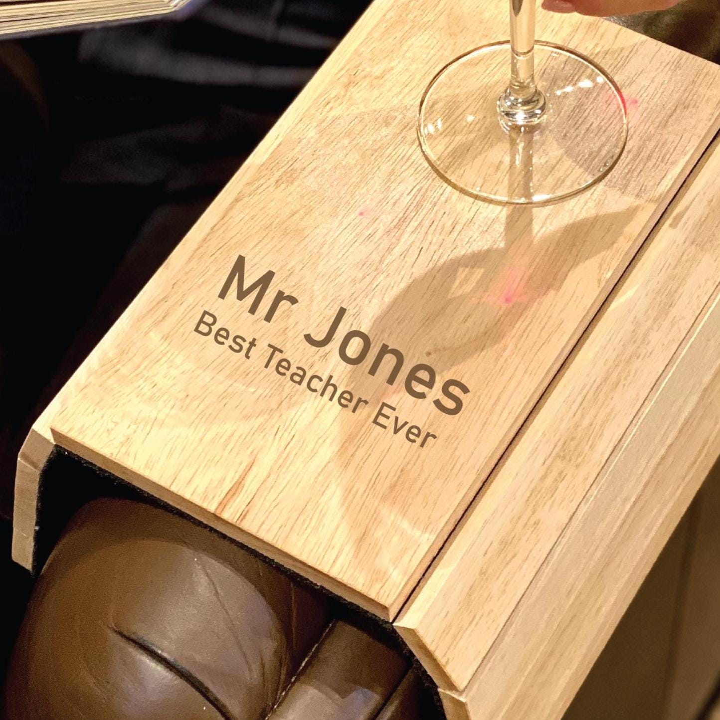 Personalised Simple Best Teacher Ever Sofa Tray