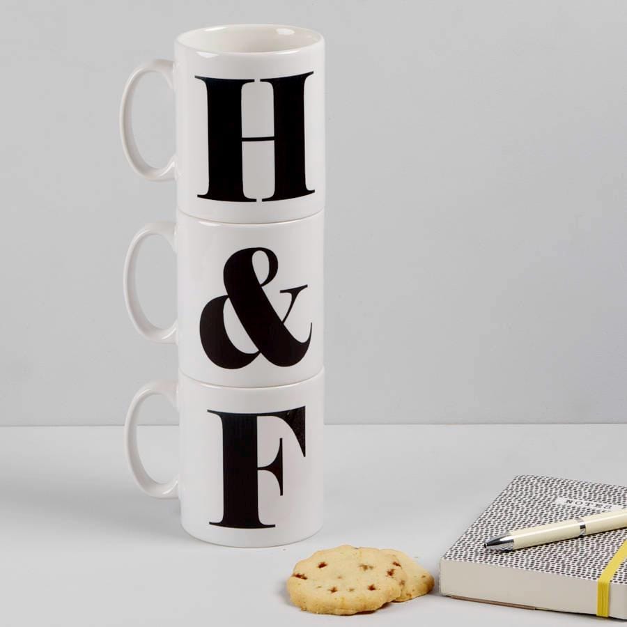 Personalised Alphabet Mugs