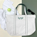 Personalised Laurel Leaf Courtside Tote Bag