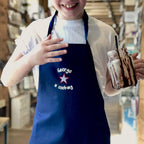 Kids Personalised Embroidered Apron