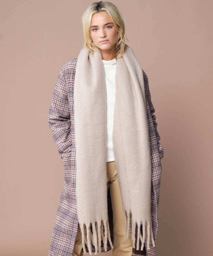 Personalised Fluffy New Wife Scarf