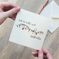 Deck the halls with Cocktails Christmas Card
