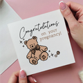 Teddy Bear Congratulations on your pregnancy Card
