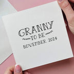 Grandparent To Be Pregnancy Announcement Card