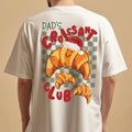 Dad's Christmas Croissant Club Graphic T Shirt