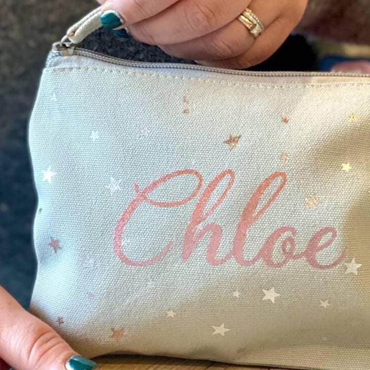 Personalised Star Make Up Bag