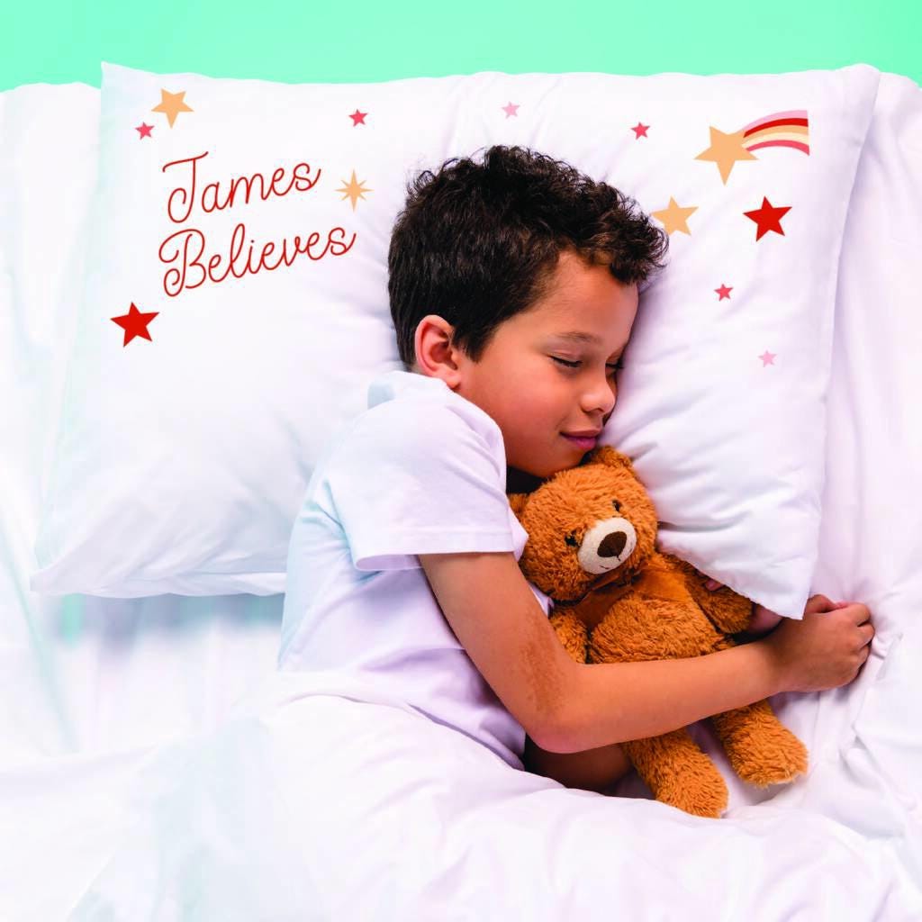 Personalised Believes Christmas Pillowcase