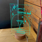 Personalised Light Up Cocktail Sign