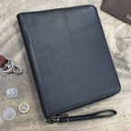 Personalized Family Travel Wallet: Saffiano Faux Leather Holiday Organizer