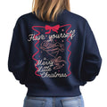 Personalised Santa Cocktail Graphic Christmas Jumper