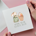 Bunny with Egg Eggtastic Easter Card