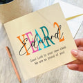 Personalised Year Two Back To School Good Luck Card