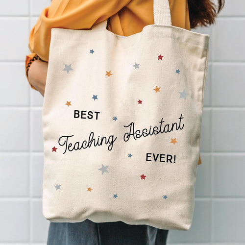 Best Teaching Assistant Ever Star Tote Bag
