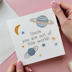 Out Of This World Uncle Card