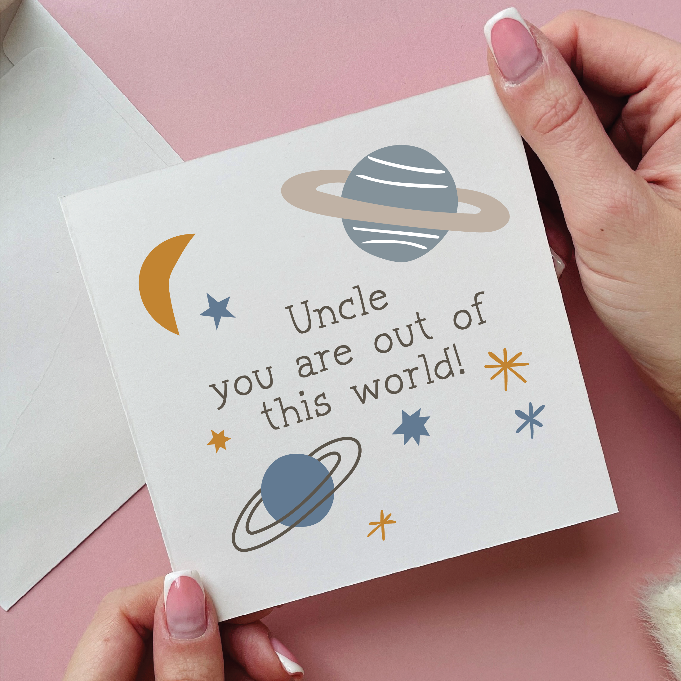 Out Of This World Uncle Card