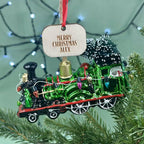 Personalised Christmas Express Train Bauble
