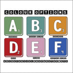 Personalised Scrabble Style Initial Mug