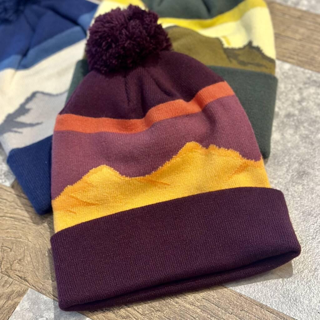 Personalised Mountain Peak Skiing Hat