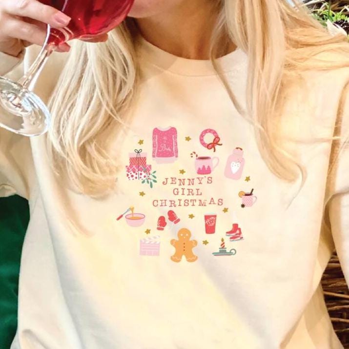 Personalised Girl Christmas Jumper