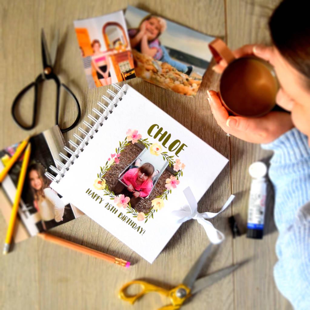 Personalised Photo Birthday Scrapbook
