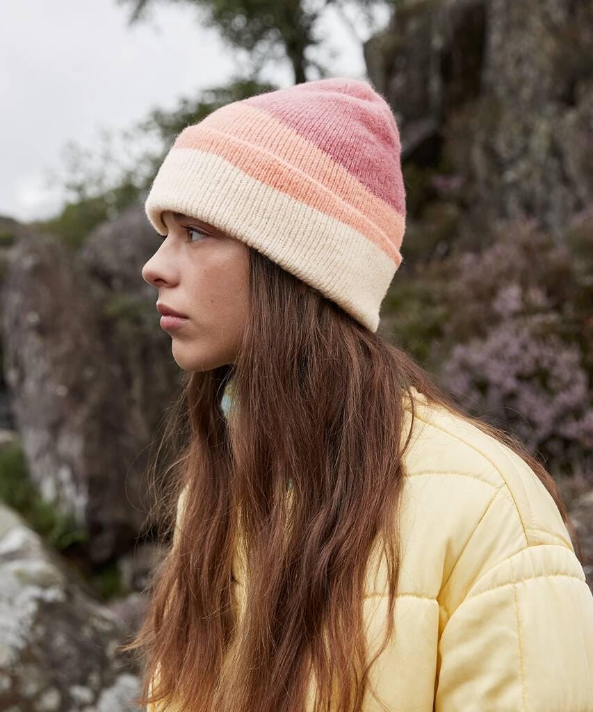 Personalised Ombre Knitted Winter Hat
