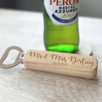Personalised Wedding Wooden Bottle Opener