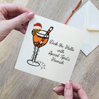 Personalised Aperol Spritz Christmas Card