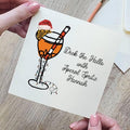 Personalised Aperol Spritz Christmas Card