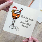 Personalised Aperol Spritz Christmas Card