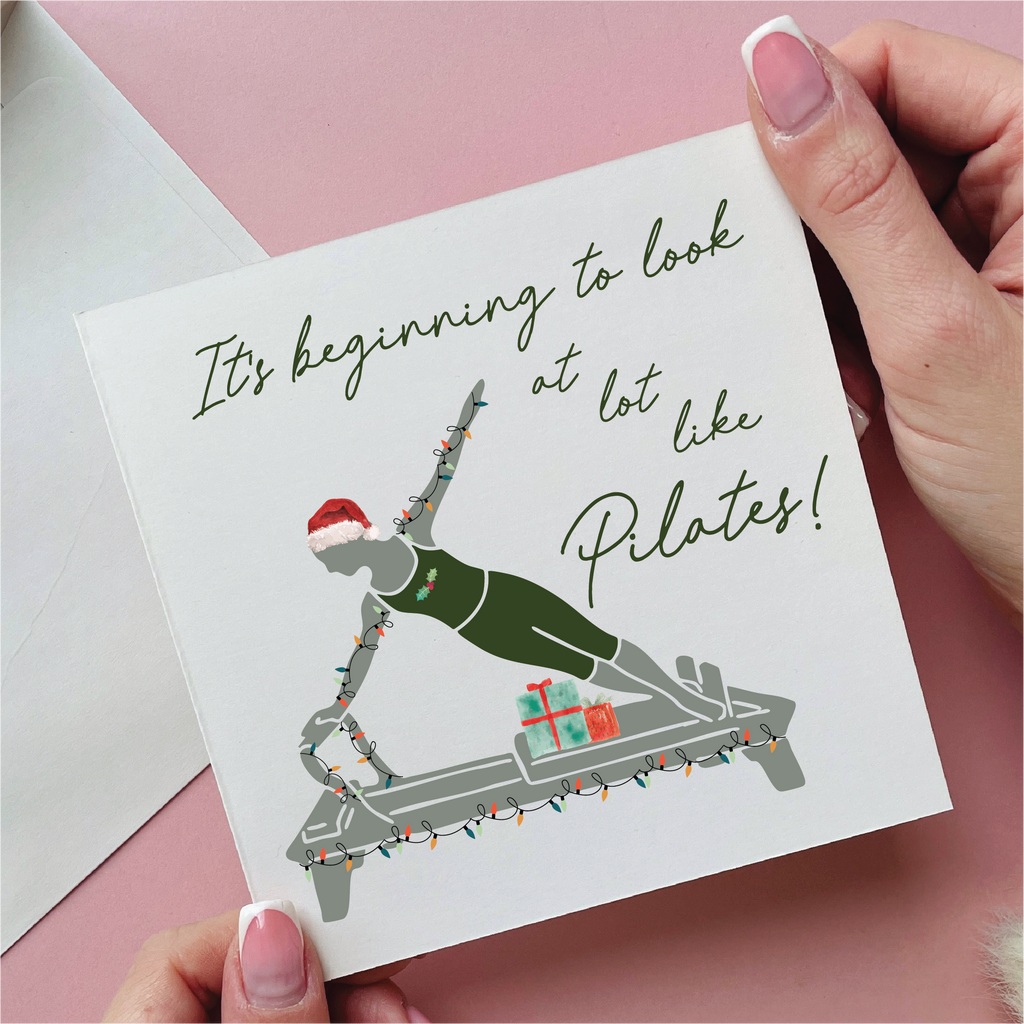 Reformer Pilates Christmas Card
