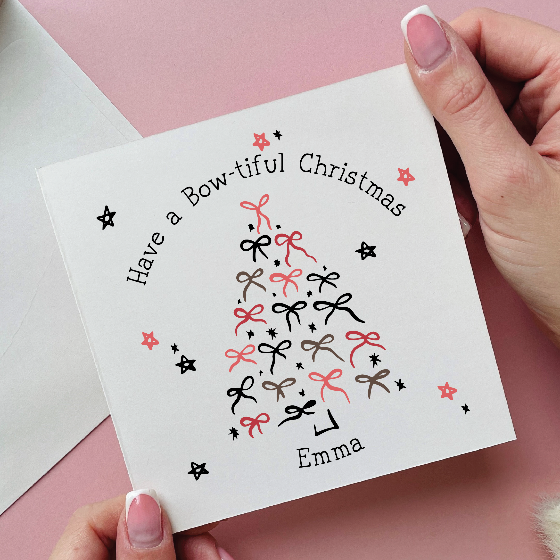 Bow-tiful Christmas Card