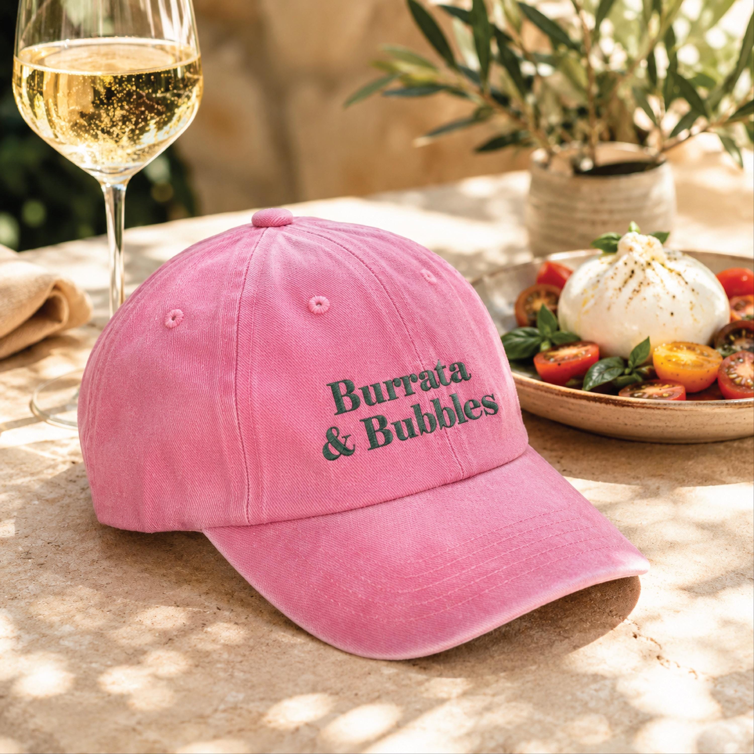 Burrata And Bubbles Cap