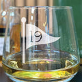 Personalised 19th Hole Golf Whisky Glass