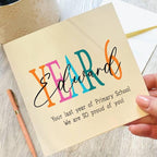 Personalised Year Six Back To School Good Luck Card