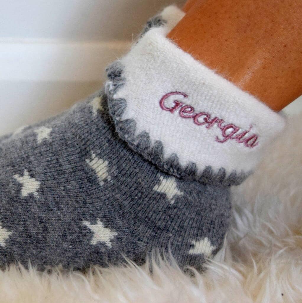 Personalised Super Soft Cosy Socks