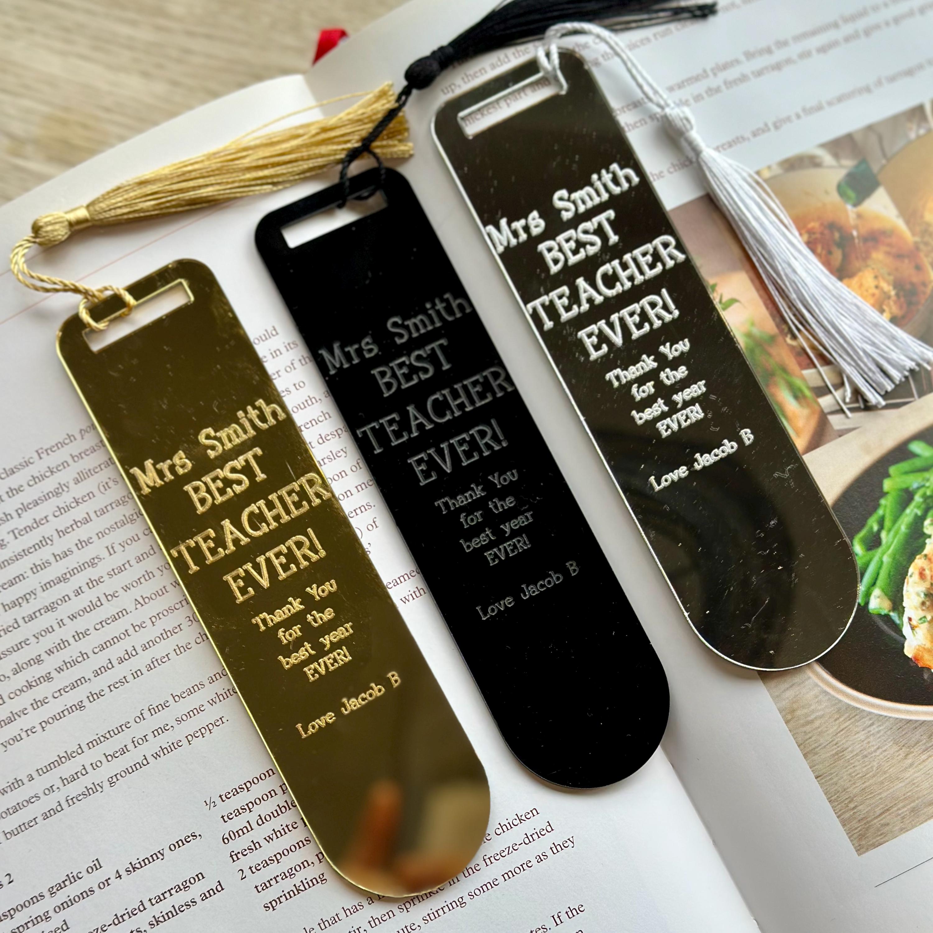 Personalised Best Teacher Ever Bookmark