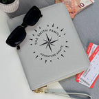 Personalised Compass Family Travel Wallet