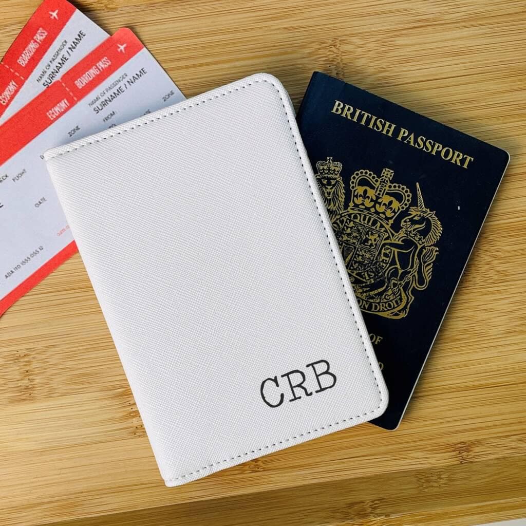 Personalised Initial Passport Holder