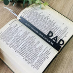 Block Font Personalised Bookmark