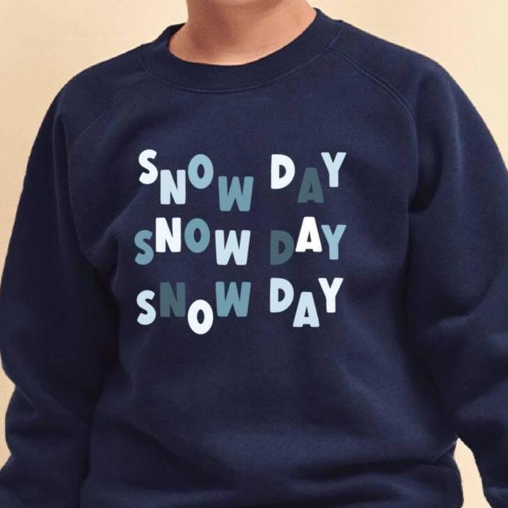 Personalised Snow Day Kids Jumper