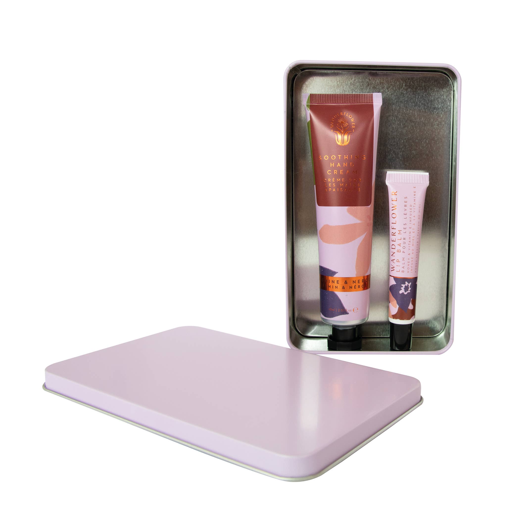 Personalised Hand And Lip Care Gift Set In A Tin